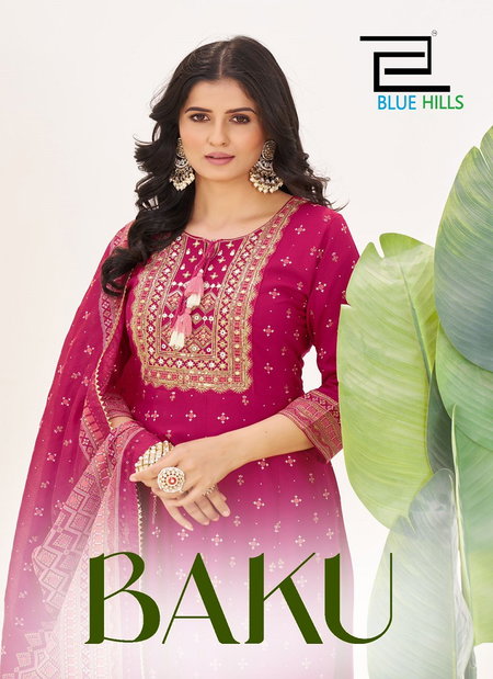 Baku By Blue Hills Rayon Anarkali Kurti With Bottom Dupatta Wholesale Price In Surat